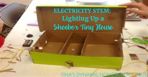 diy electrical house wiring on a shoe box|lighting a shoebox for kids.